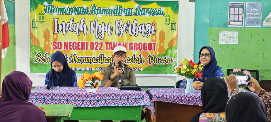 Ramadhan Kareem, Indahnya Berbagi di SDN 022 Desa Tepian Batang Kec. Tanah Grogot
