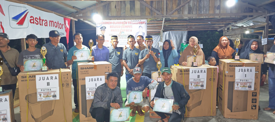 Kades Cup IV Resmi Ditutup: RT 06 Raih Juara Umum, Hadiah Spektakuler Warnai Malam Penutupan